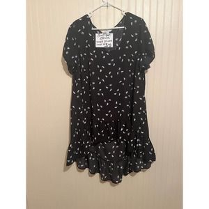 Boutique black blouse 1x